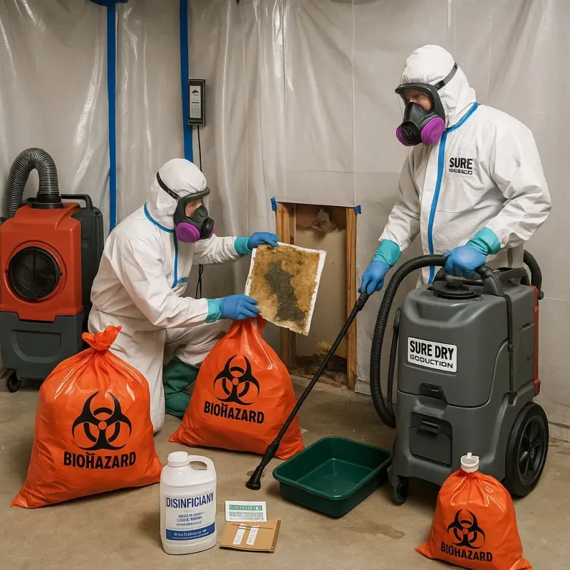 Contaminated Water Handling Protocols process in Saint Elmo, IL